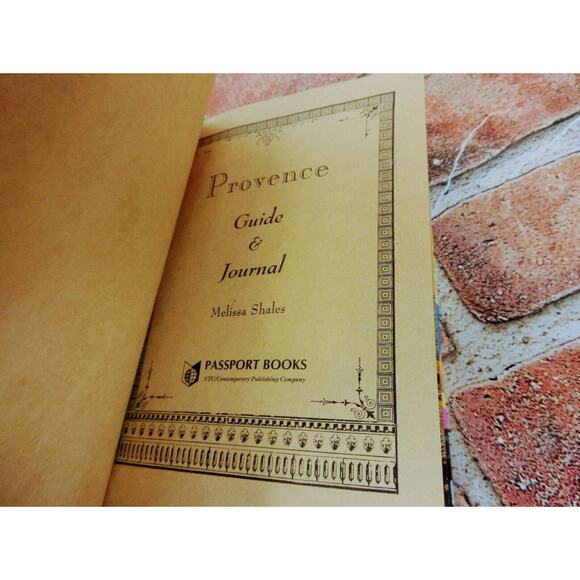 PROVENCE GUIDE AND TRAVEL JOURNAL‎ by Melissa Shales - UNUSED - Hardcover - Picture 4 of 11
